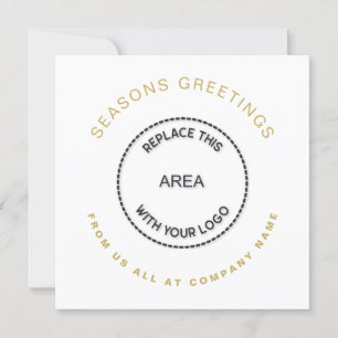 Logo Simple Corporate QR Code 2026 Calendar  Holiday Card