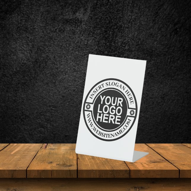 Logo Simple Modern Professional Create Your Own  Pedestal Sign (Creator Uploaded)