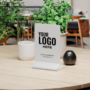 Logo Simple Modern Professional Pedestal Sign