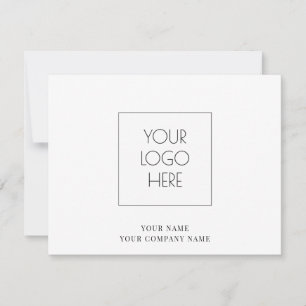 Logo Simple Note Card