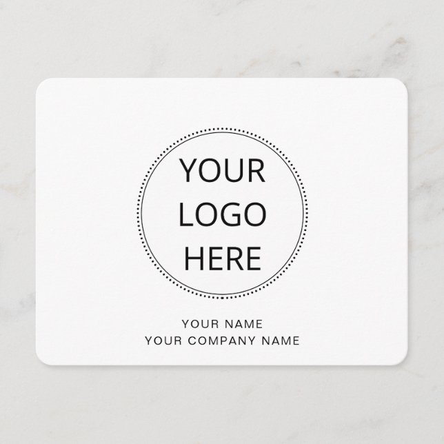 Logo Simple Note Card (Front)