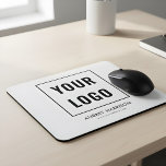 Logo Simple Professional Mouse Pad<br><div class="desc">Add your logo.</div>
