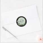 Logo small business marketing Modern wreath Classic Round Sticker<br><div class="desc">Add a festive touch to your corporate gifts and correspondence with these custom round sticker labels featuring my modern Christmas green wreath design. Personalise them with your company's logo to create a professional and festive look for the holiday season. Perfect for sealing envelopes, decorating packages, or adding a branded touch...</div>