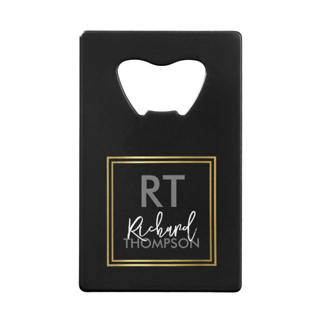 Logo Square Monogram Black (Front)