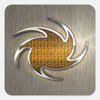 logo sticker 3d effect 