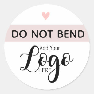 Logo sticker Do not Bend