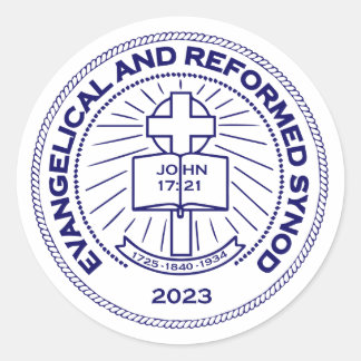 Logo sticker, sheet of 20 classic round sticker