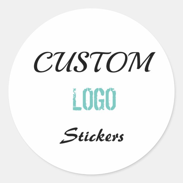 Logo stickers, custom logo, custom stickers, label (Front)