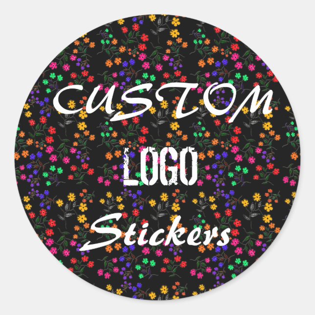 Logo stickers, custom logo, custom stickers, label (Front)