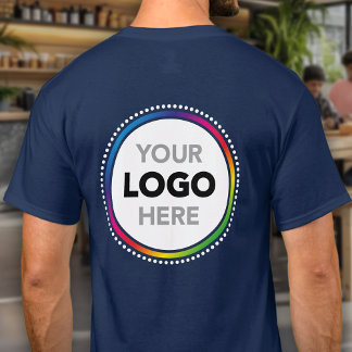 Logo T-Shirt - Custom Company Branding on Back