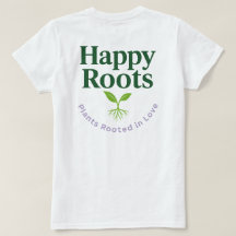 Logo Tee (Back Print) | Happy Roots