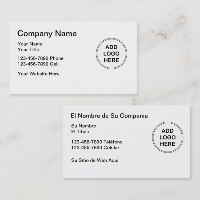 Logo Template Business Card (Front/Back)