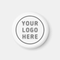 Logo Template Business Giveaway Simple White Round