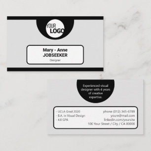 Logo Template Frame Classic Job Seeker Creatives Business Card
