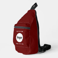 Logo Text Business Promotional Branding Burgundy