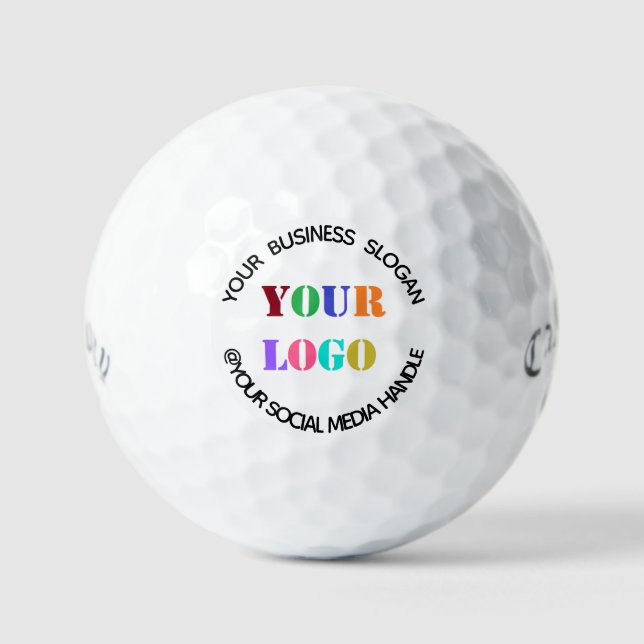 Logo Text Promotional Professional Golf Balls (Front)