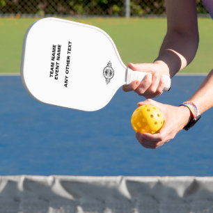 Logo/ Text Uoload Tournament Event Pickleball Paddle