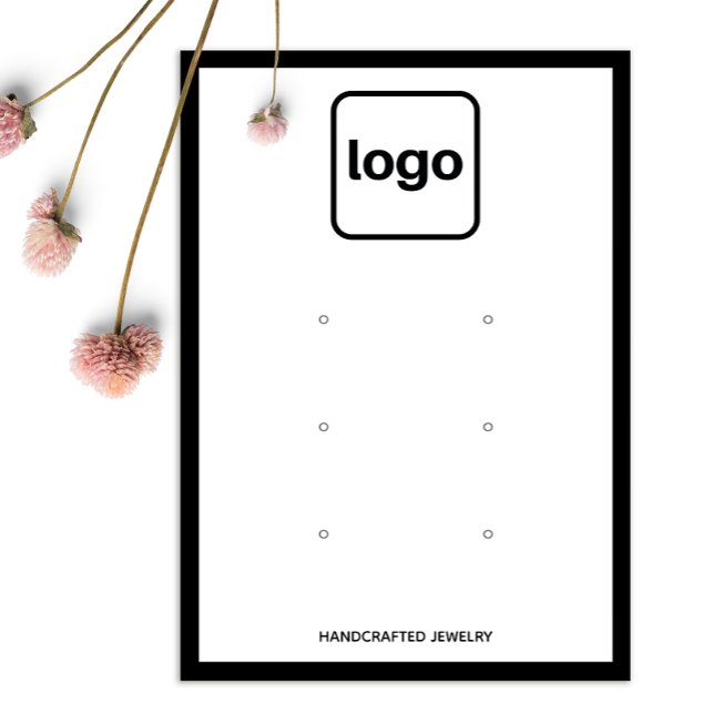 Logo Three  Earring Hole Sets Black Border Display (Creator Uploaded)