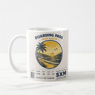 Logo Trip Saint Martin SXM Vintage Coffee Mug