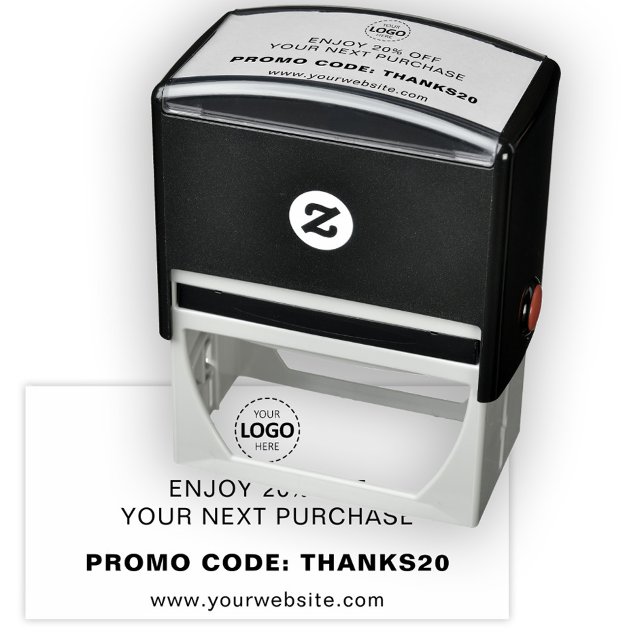Logo Upload Custom Discount  Self-inking Stamp (Creator Uploaded)