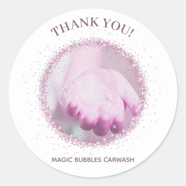 *~* LOGO UPLOAD PHOTO THANK YOU Seal  Label  (Front)