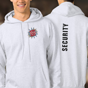 Logo Upload Template on Front - Your Text on Back Hoodie