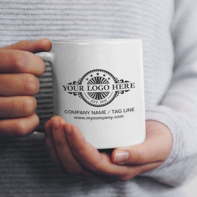 Logo Upload, Web Address, Professional Buisness Coffee Mug (Creator Uploaded)