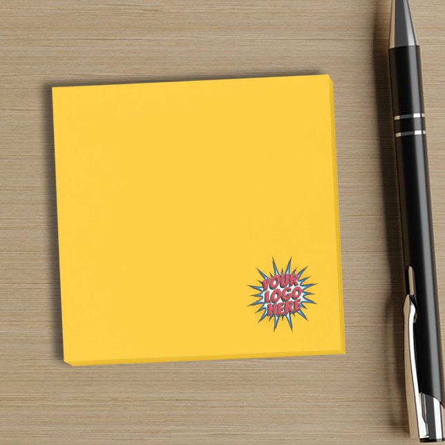 Logo Upload Yellow Post-it Notes (Creator Uploaded)