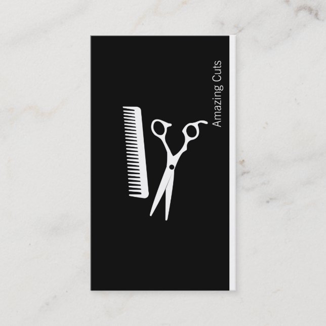 Logo variation (jet black) business card (Front)