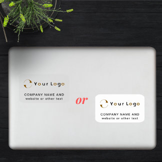 Logo + Vinyl rectangle Business Company Laptop