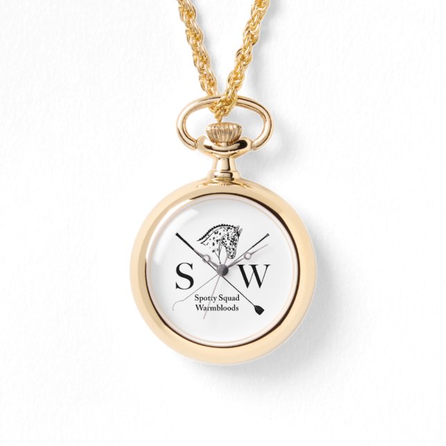 Logo Watch Necklace (Front)