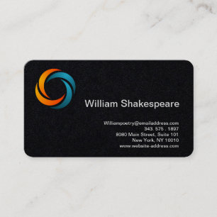 Logo Wind Turbine Energy Business Card
