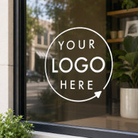 Logo Window Cling | Business Door Glass Decal