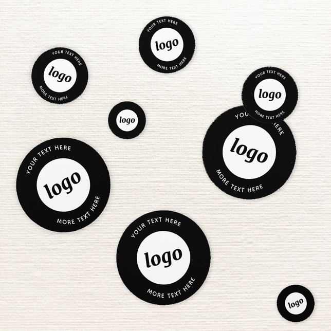 Logo with Text Business Promotional Confetti (Logo with custom text business promotional confetti)