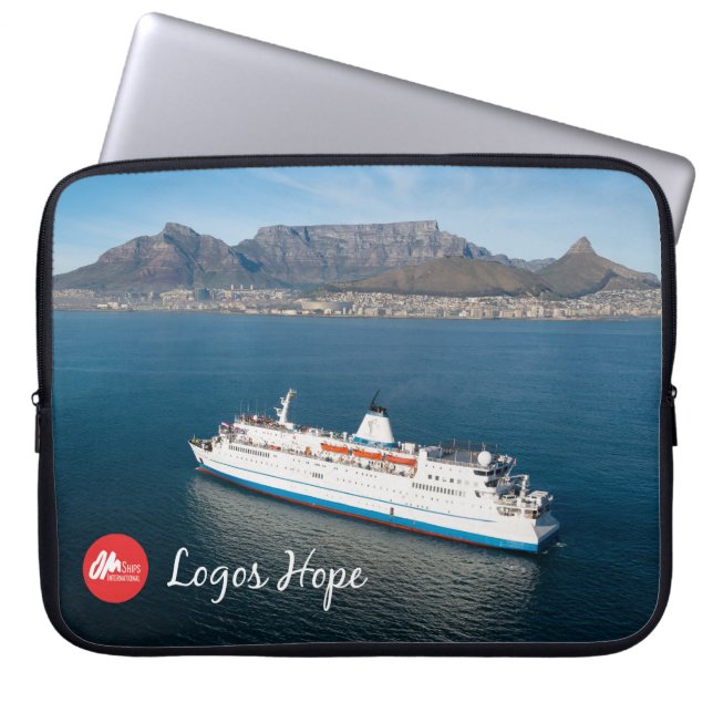 Logos Hope in Cape Town Laptop Sleeve (Front)