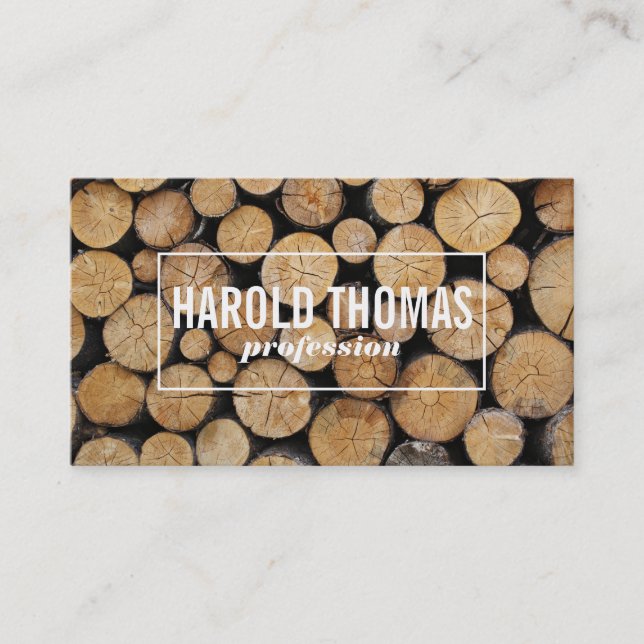 Logs Business Card (Front)