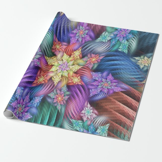 LogTile Eclipse Spiral Wrapping Paper (Unrolled)