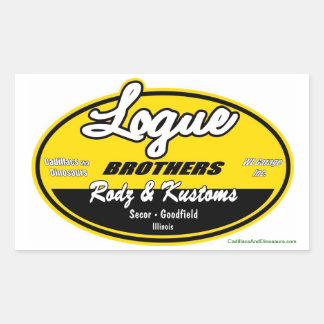 Logue Brothers Decal Rectangular Sticker