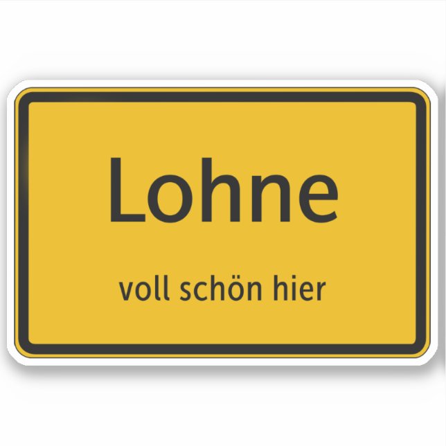 Lohne Sticker Autosticker (Front)
