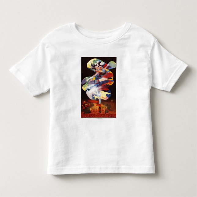Loie Fuller at Folies-Bergere Theatre Toddler T-Shirt (Front)