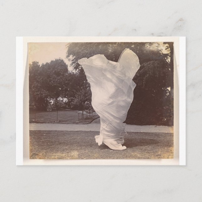 Loie Fuller Dancing Postcard (Front)
