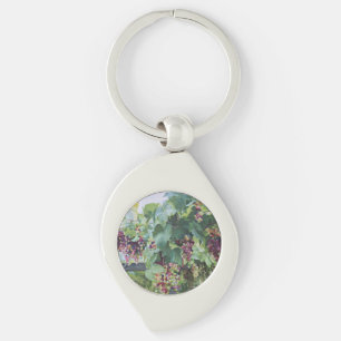 Loire Valley Vineyard – French Grape Painting Key Ring