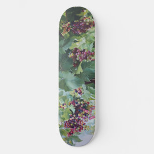 Loire Valley Vineyard – French Grape Painting Skateboard