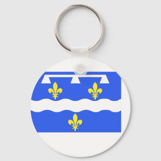 Loiret, France flag Key Ring