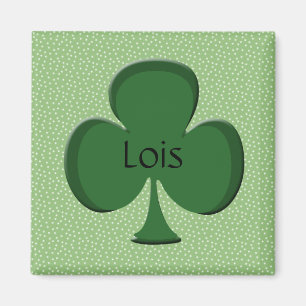 Lois Shamrock Name Magnet
