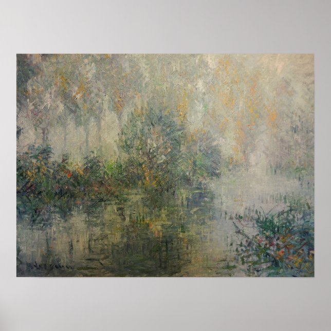 Loiseau - Edges Of The Eure River Landscape Poster (Front)