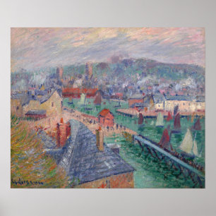 Loiseau - L'Avant Port De Fecamp Poster