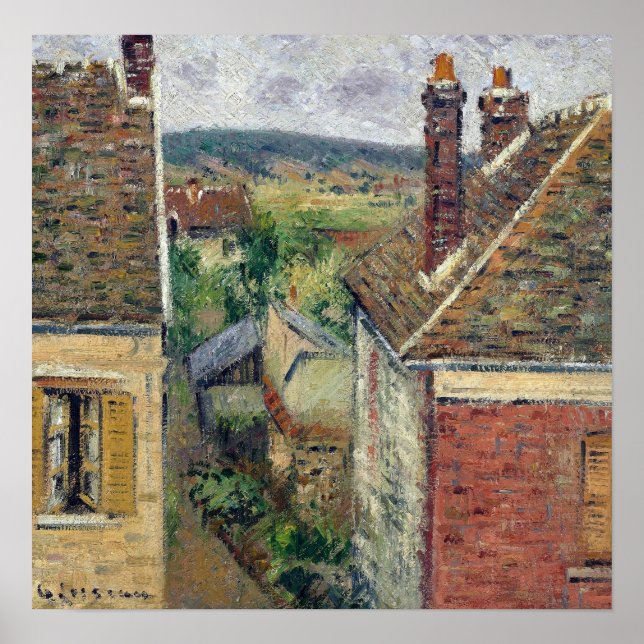 Loiseau - Roofs Of Houses In Normandy 1931 Poster (Front)