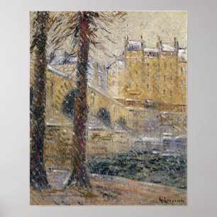 Loiseau - The Marie Bridge Snow Effect 1926 Poster