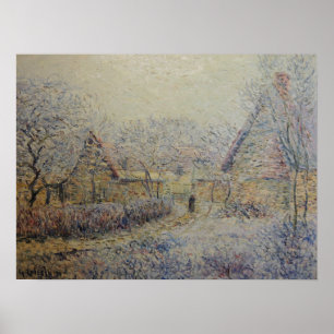 Loiseau - Tournedos Sur Seine Snow Frost And Mist Poster